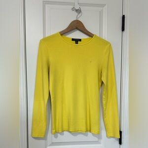 Lauren Ralph Lauren Cotton Long Sleeve Crew Neck Women’s Top Size- Medium
